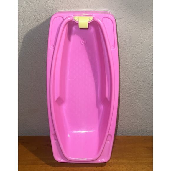 Vintage 1993 Mattel Barbie Hard Plastic Pink Bathtub Dream house 11” - Picture 6 of 6